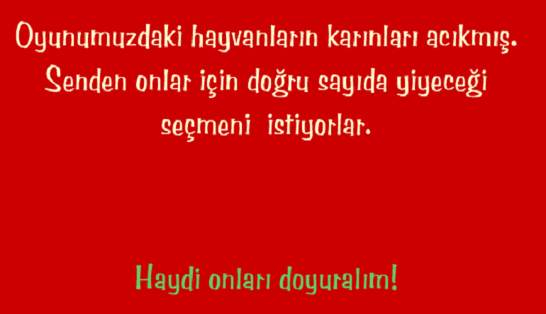 Hayvanları Besle Oyunu