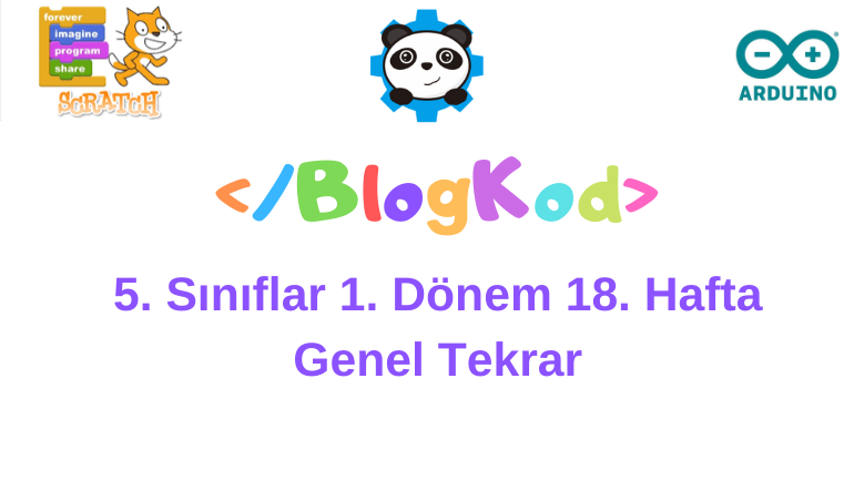 5. Sınıflar 1. Dönem 18. Hafta Genel Tekrar