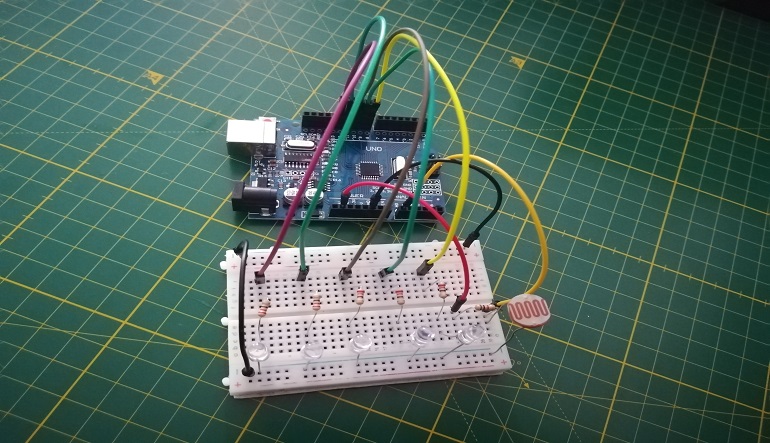 mBlock ile Arduino – LDR ile Sıralı LED Uygulaması