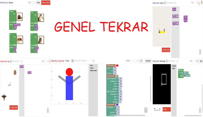 5. Sınıflar 2. Dönem 18. Hafta Tekrar Edelim